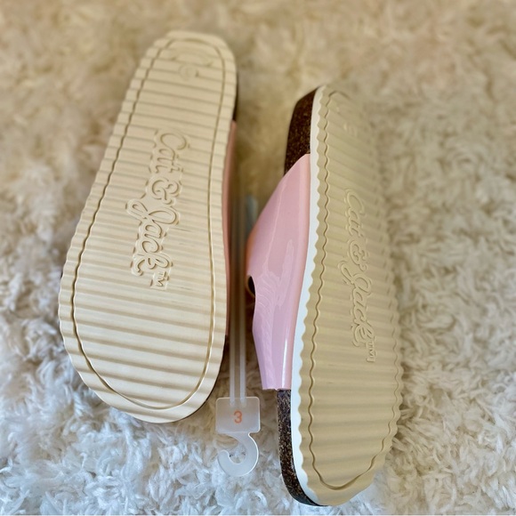 Kids' Drew Footbed Sandals -‎ Cat & Jack Pink 3 - Picture 3 of 4